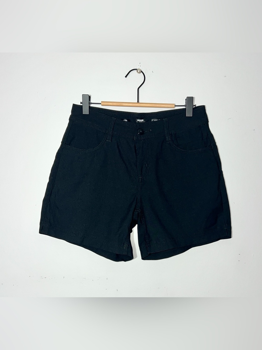 Prana Halle Short II Black Size 4 Outdoor Hiking Summer